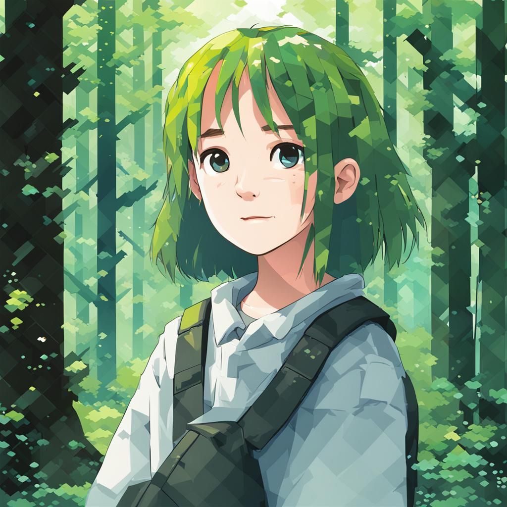 Pixilated Low Resolution Graphic