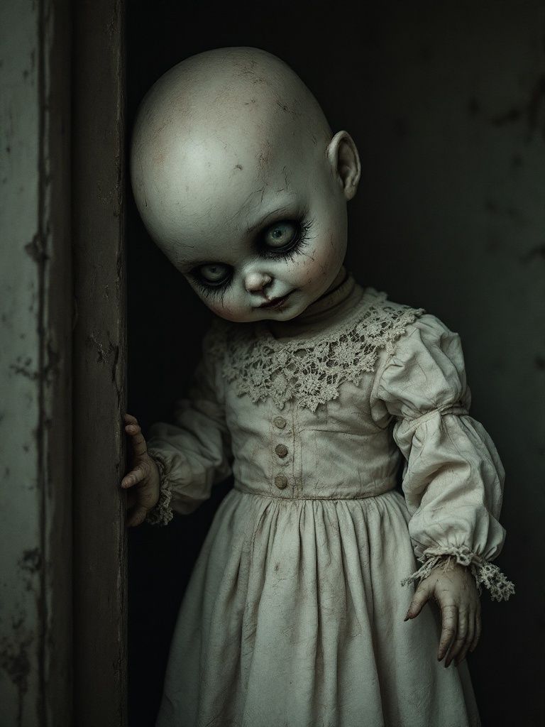Creepy doll