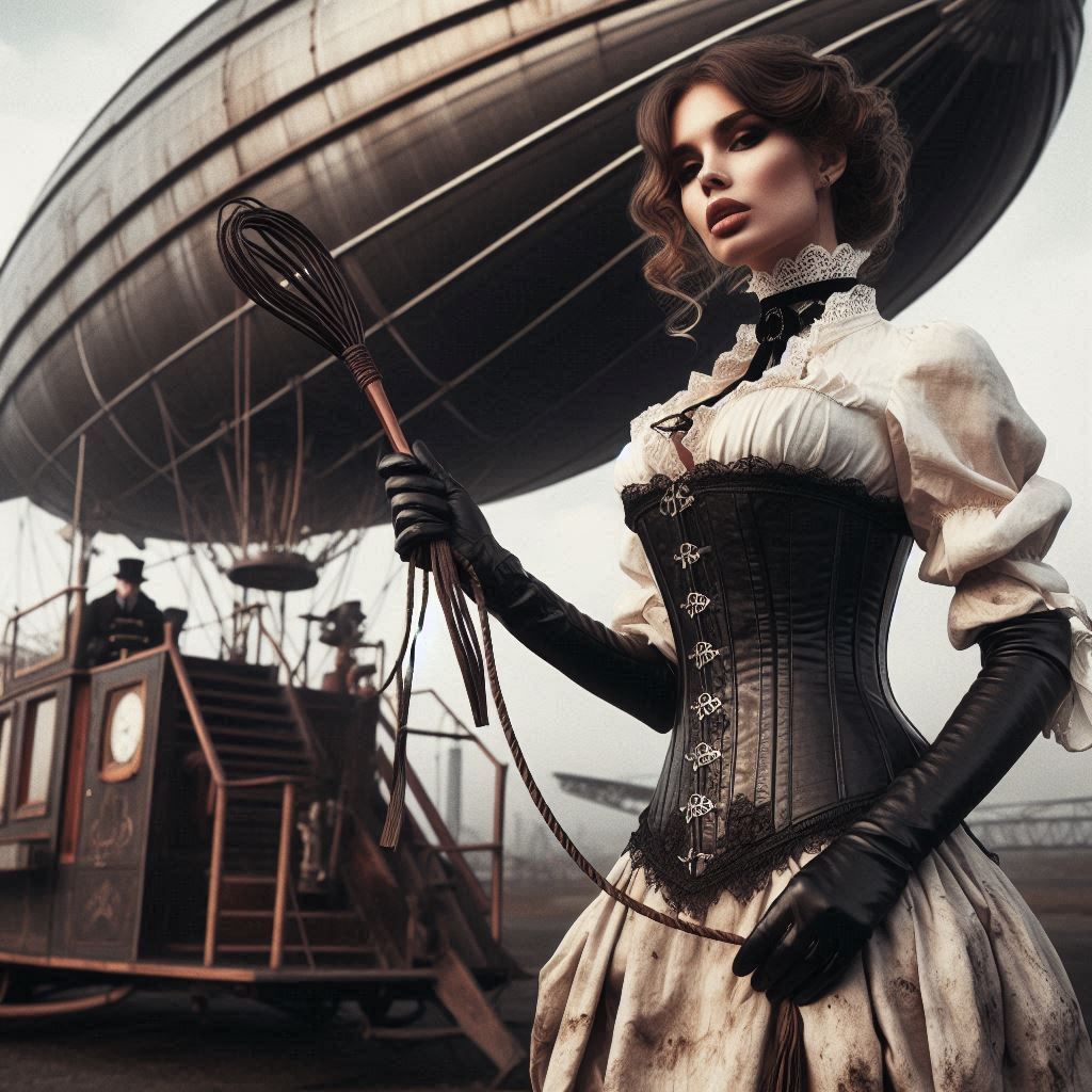 Steampunk mistress and commander (1)