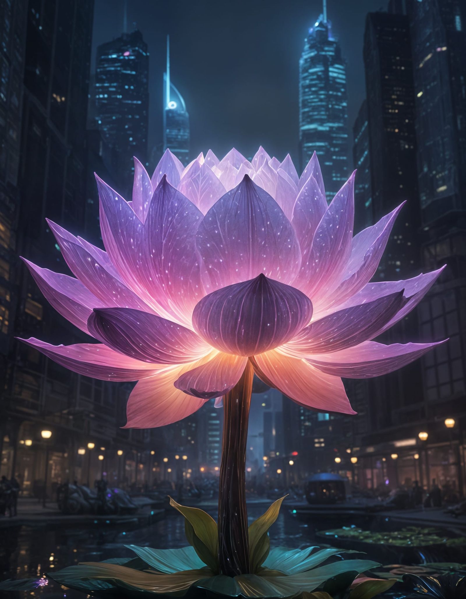 City Park Lotus  by @Miguelito101