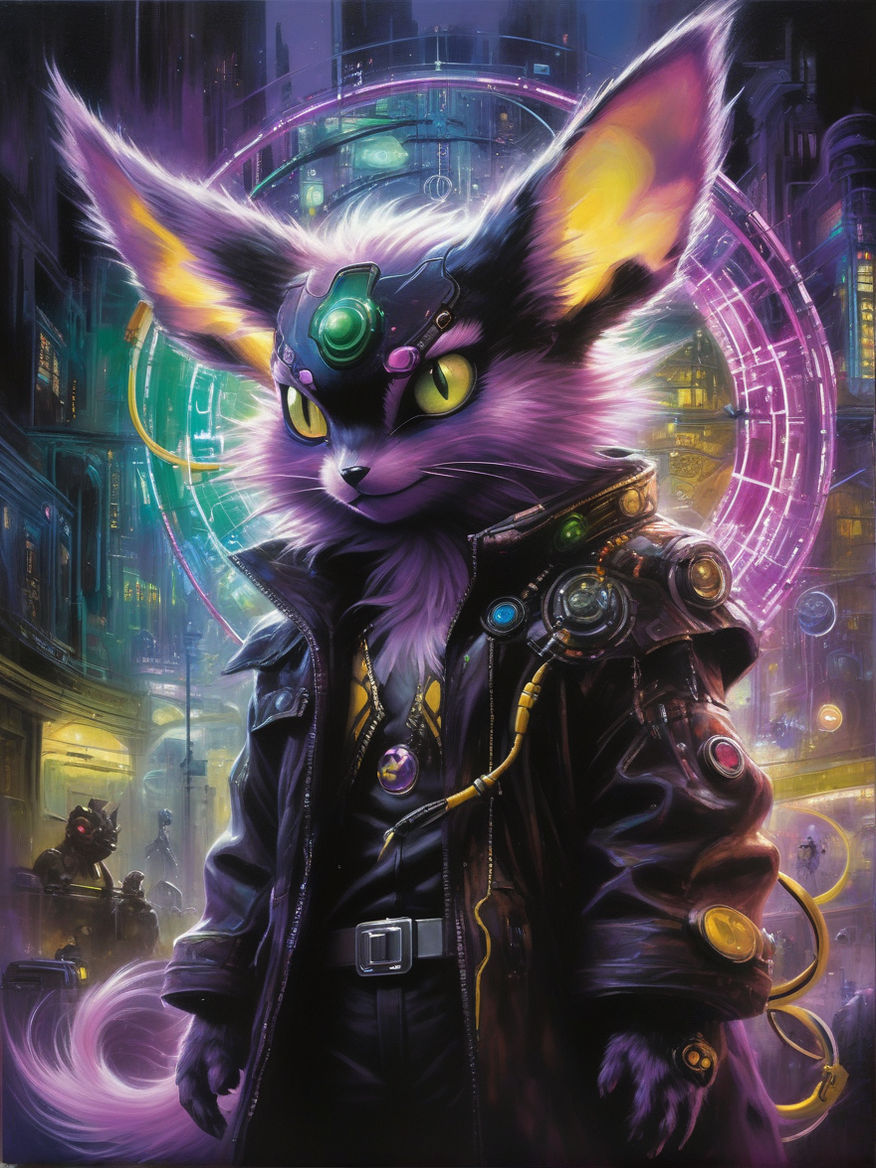 Fan Made "Pokemon" : Cyberpunk Electric-Steel Type