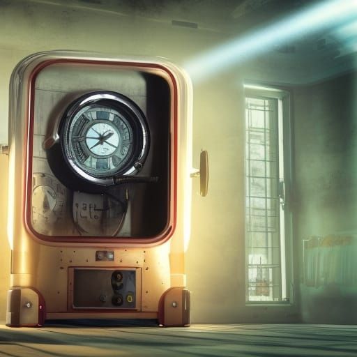 Time machine in operation  by @Derek 