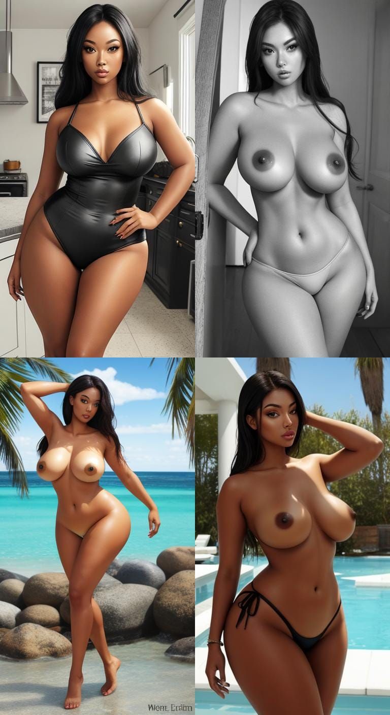 hot girl with no clothing and big curves - AI Generated Artwork - NightCafe  Creator