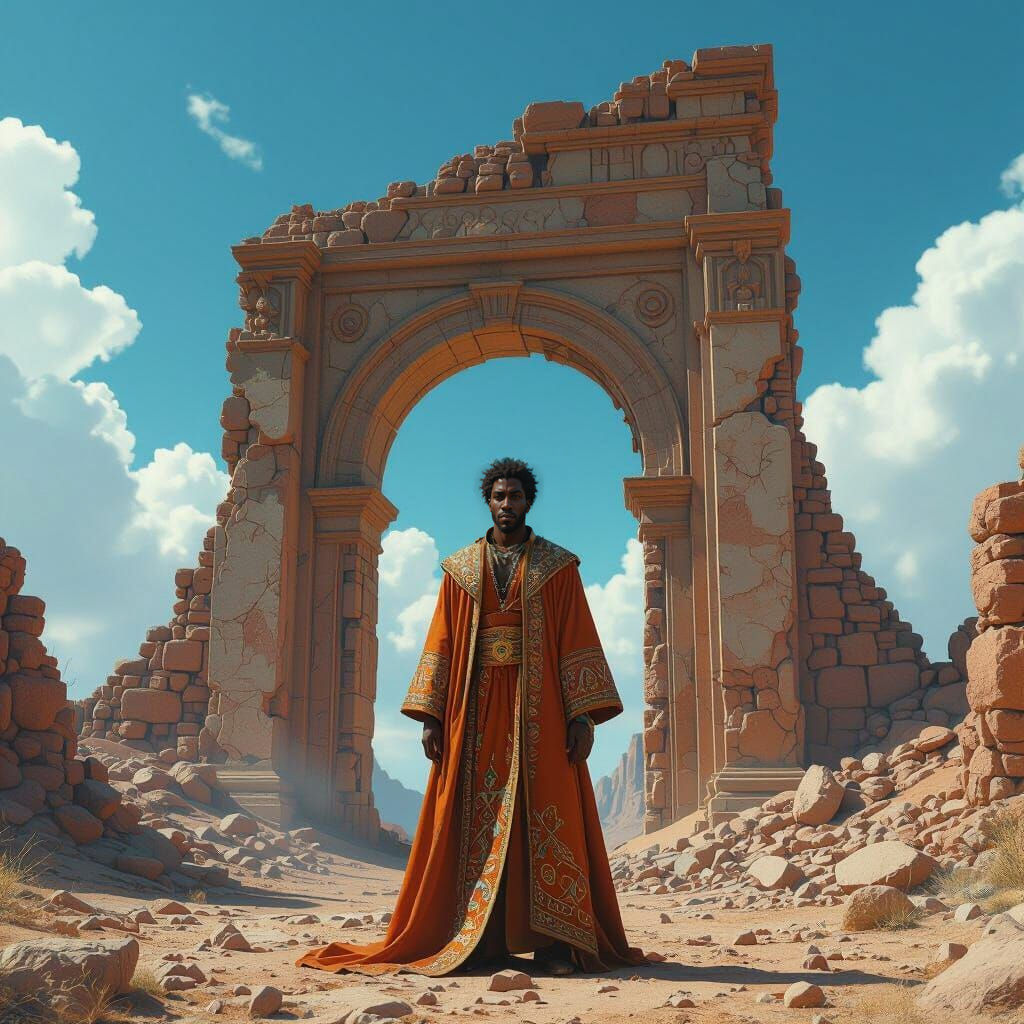 A copper colored black man and the ruack ha kodesh