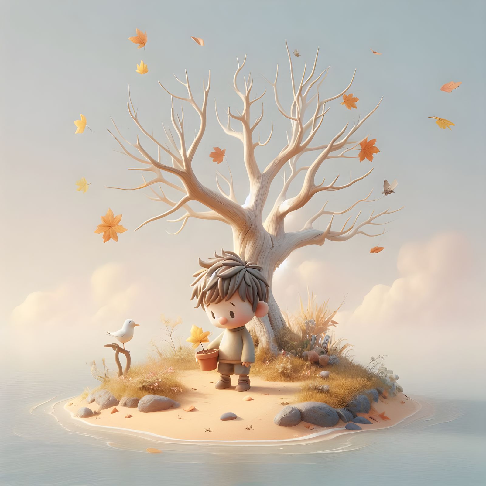 The boy in the island II