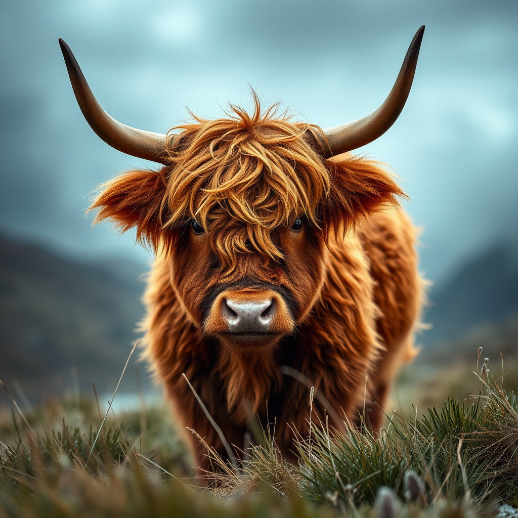 a baby highland cow  by @Kenna Nieser