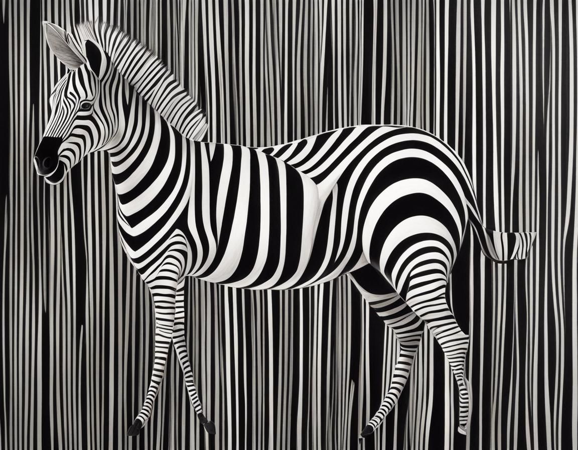 Zebra camouflage AI Generated Artwork NightCafe Creator