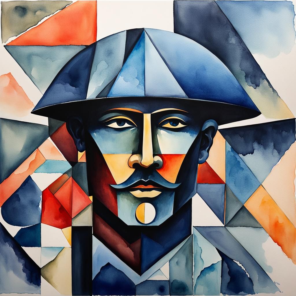 Cubist portrait