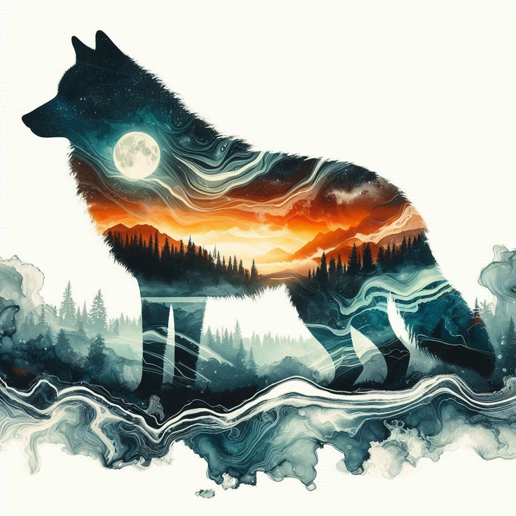 Wilderness wolf