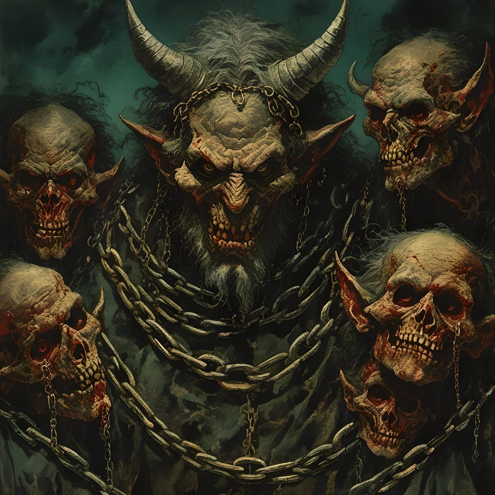 multi headed demon