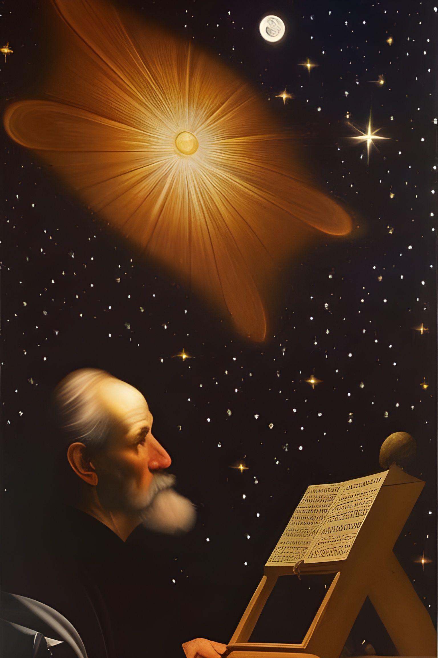 Galileo Galilei, unknown Italian artist (1612)  by @Hawkeye