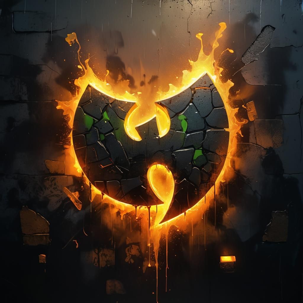 shaolin temple with wu logo dragons