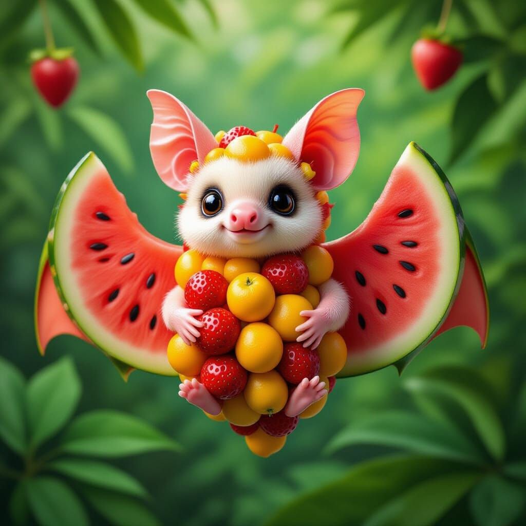 Fruit bat  by @undefined
