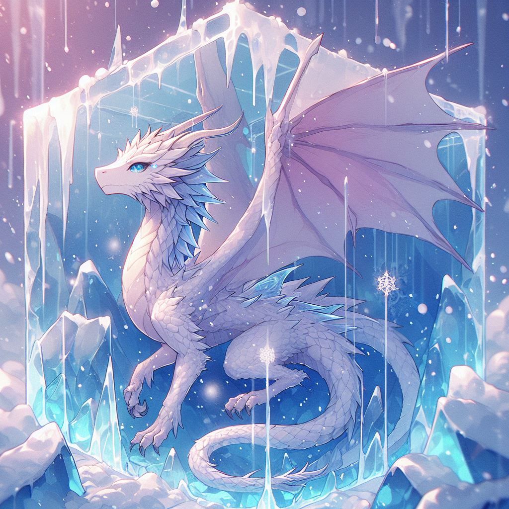 2 Tailed Ice Age Dragon