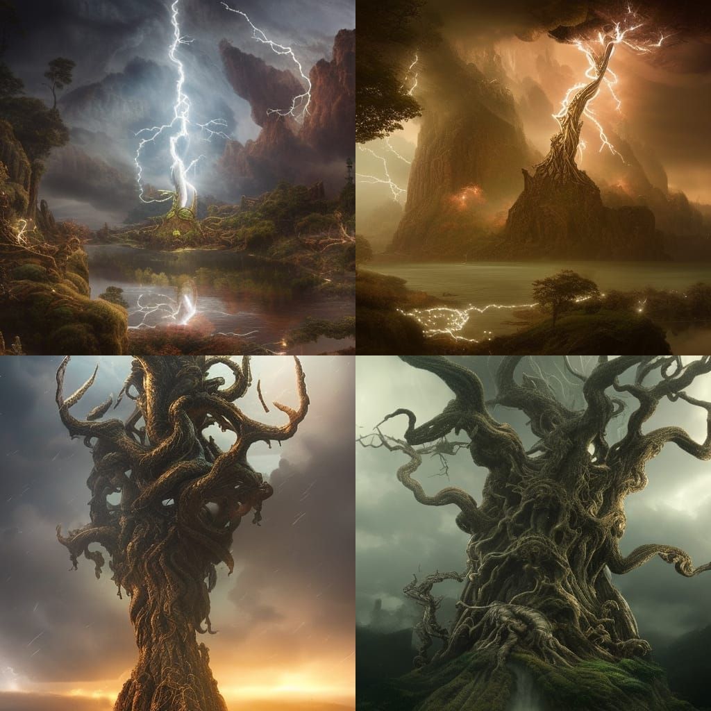 Odin yggdrasil lightning