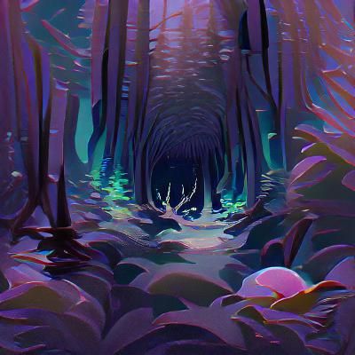 depths of the forest - AI Generated Artwork - NightCafe Creator