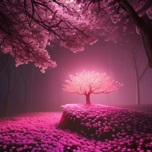 Mystical tree - AI Generated Artwork - NightCafe Creator