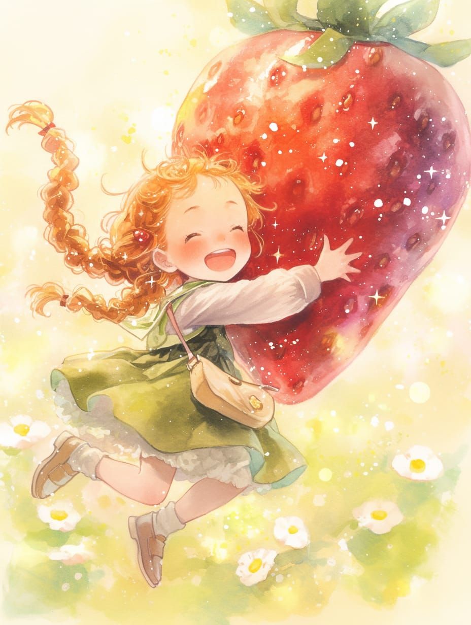 Amelia and the Giant Strawberry