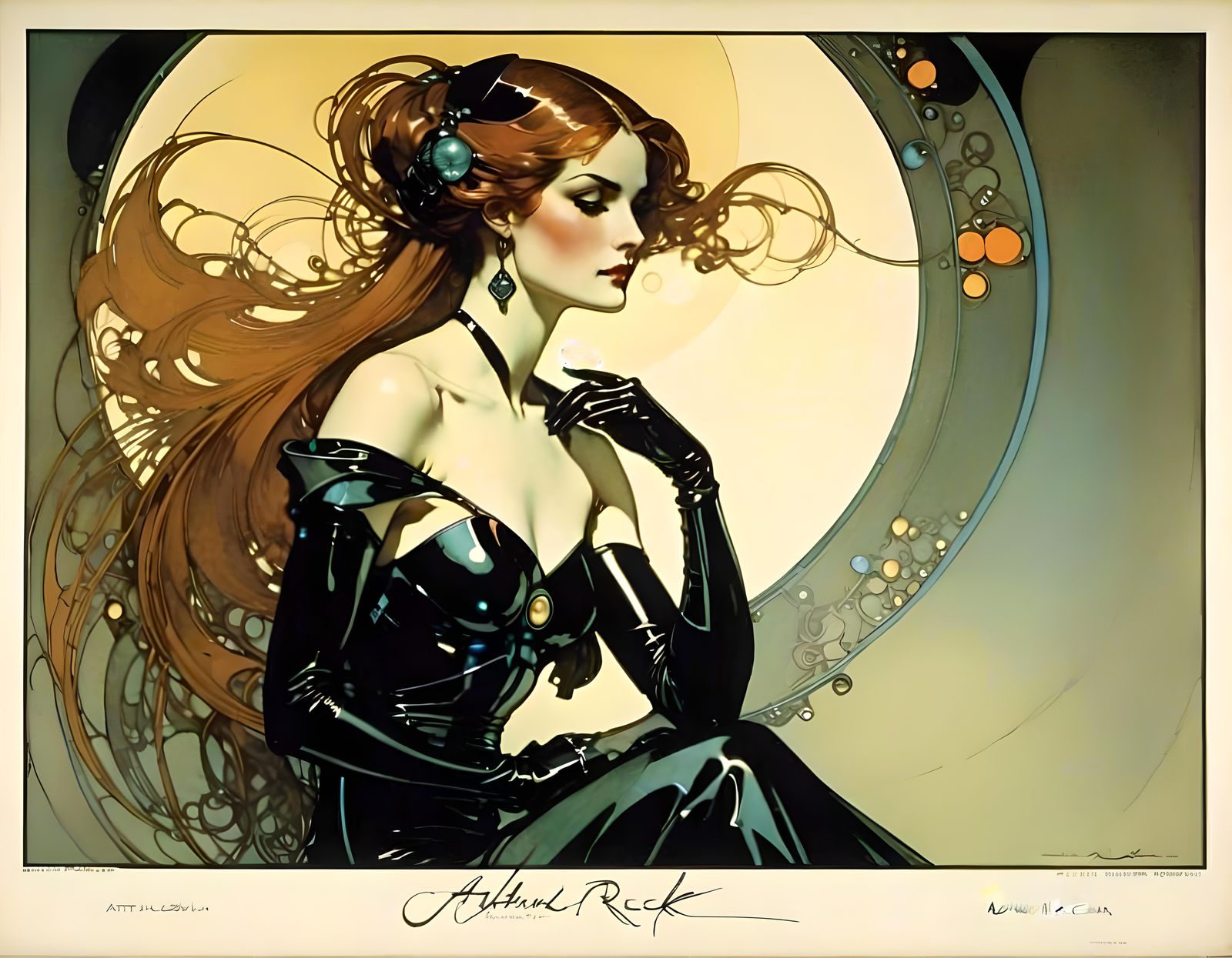 Futureshock - Arthur Rackham painting of a gorgeous woman