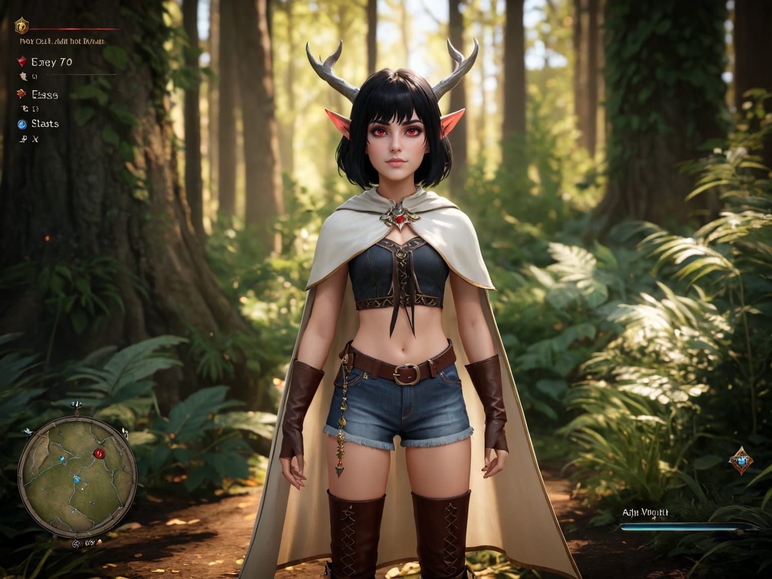 Backdoor - a character in a fantasy RPG