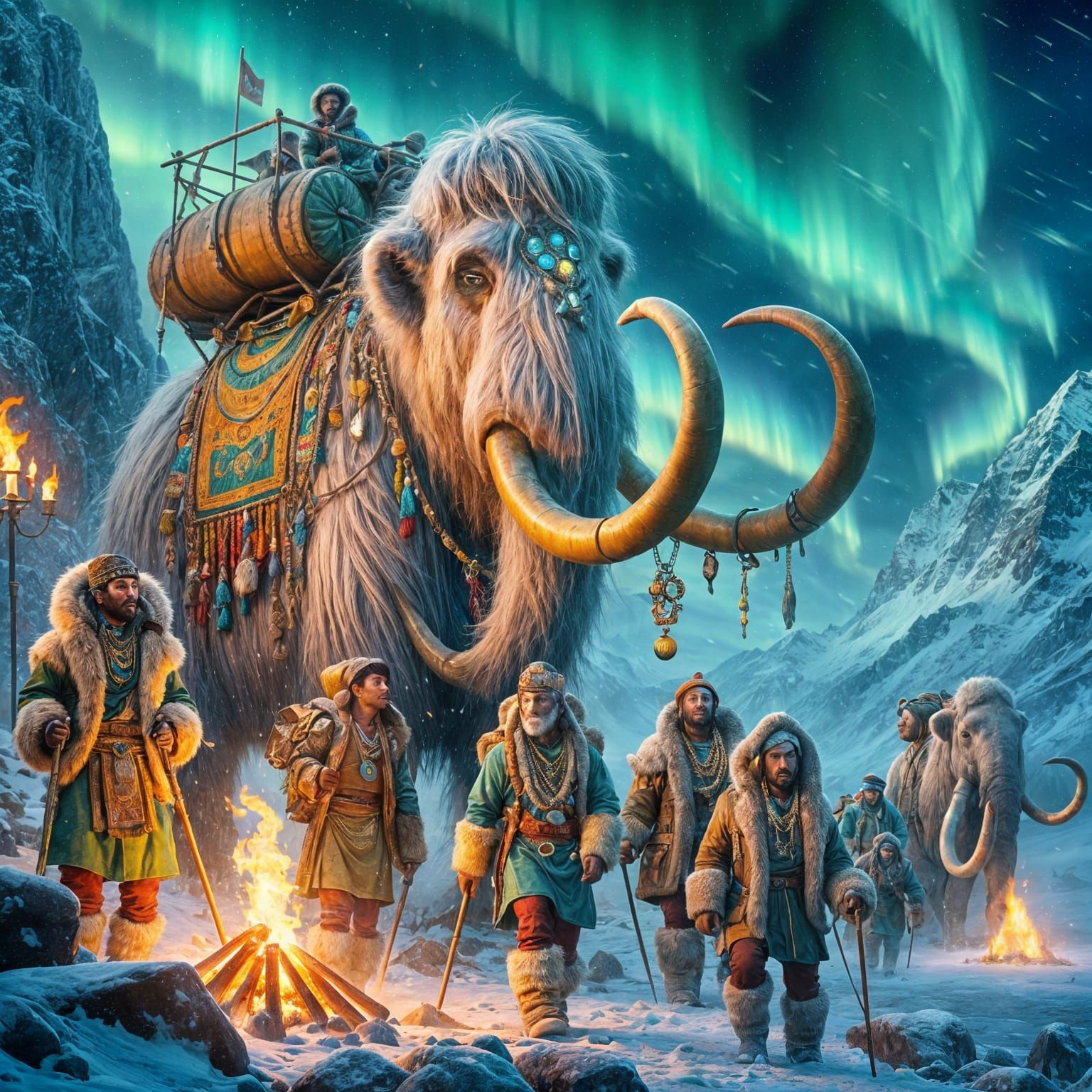 Mammoth Expedition  by @Soaring Sparrow