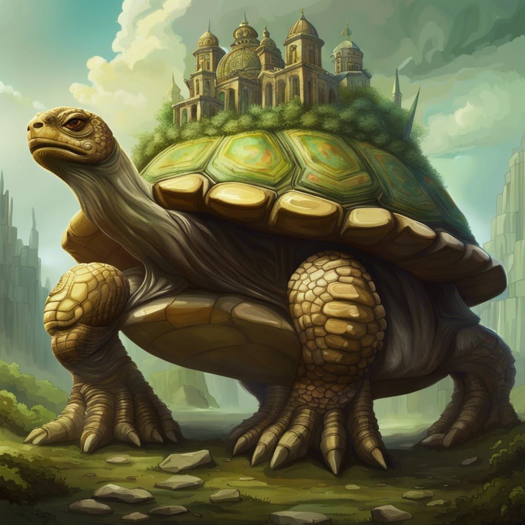 Ancient Tortoise that happens to have an extraterrestrial ki...