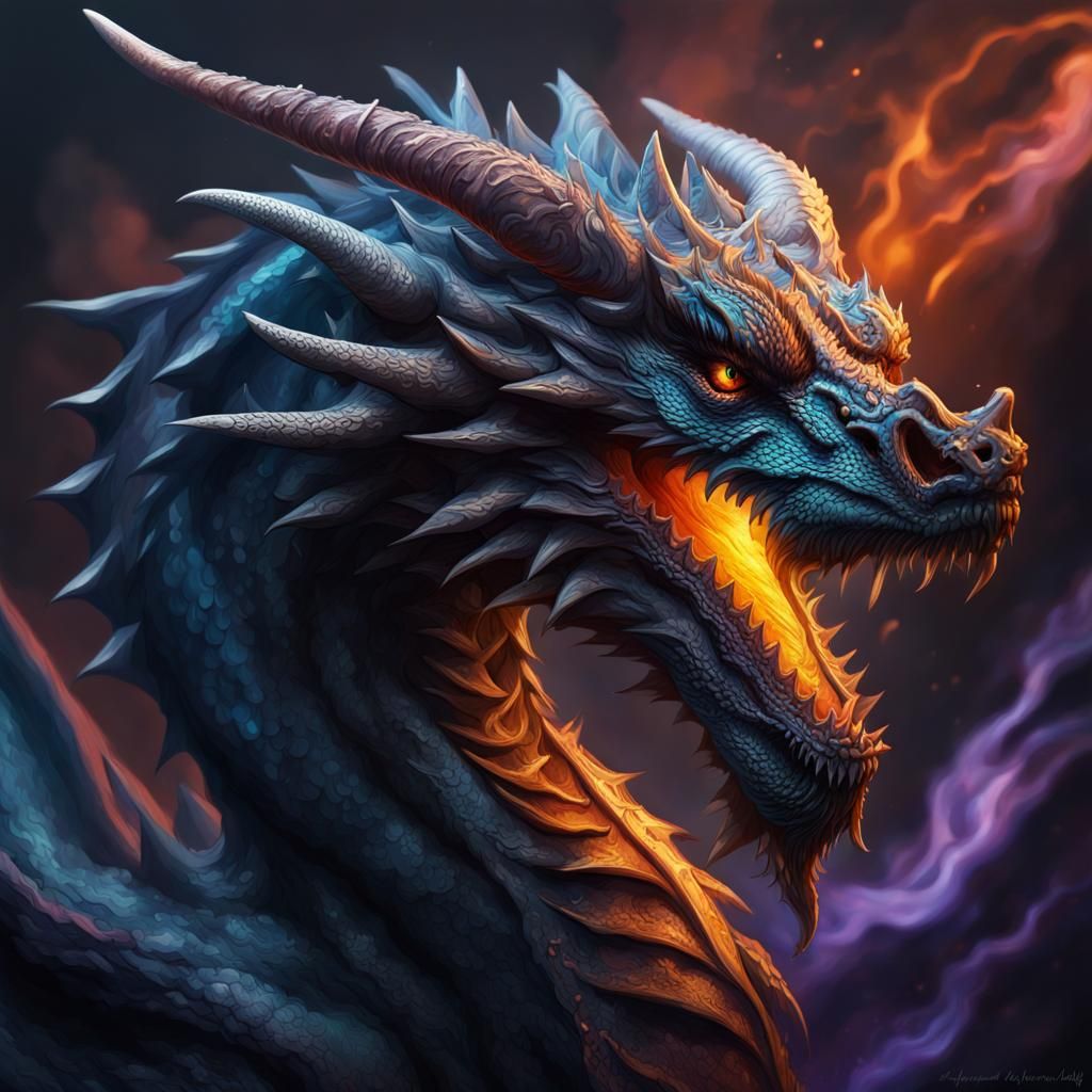 dark elemental dragon