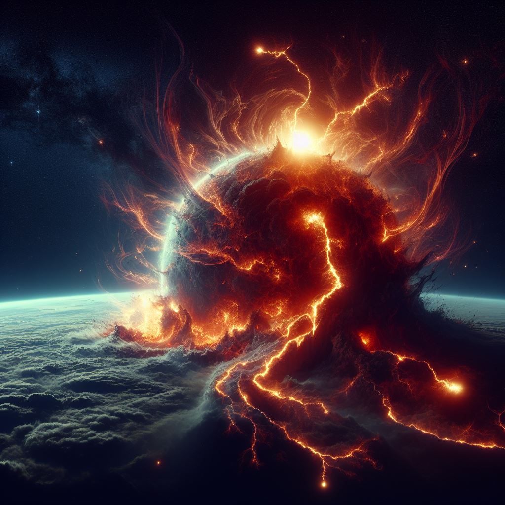 Planetesimal collision