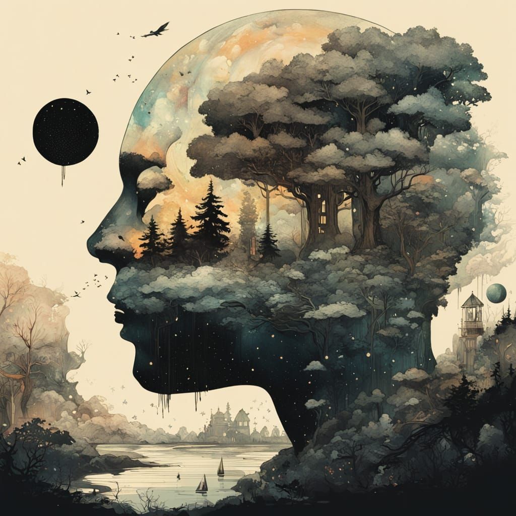 By Paul Lovering and Mattias Adolfsson and Russ Mills and Victo Ngai and Alexander Jansson:: Double exposure, dual exposure!! Front view :: ...