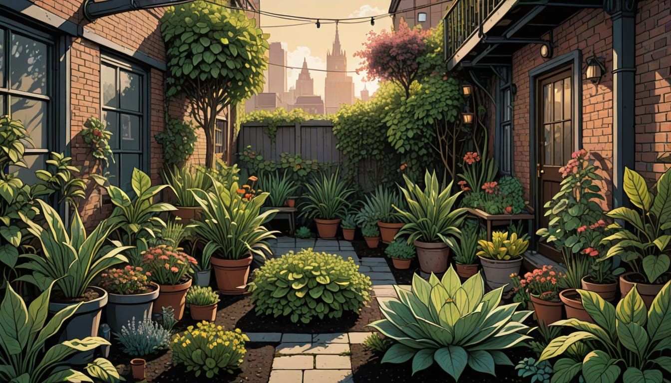urban garden  by @Koutsis