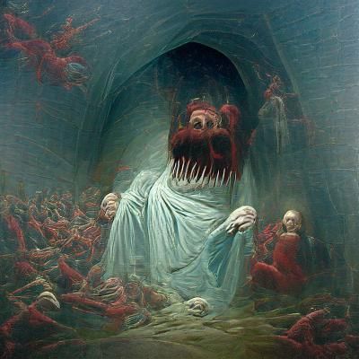 The gates of hell have opened to swallow you whole