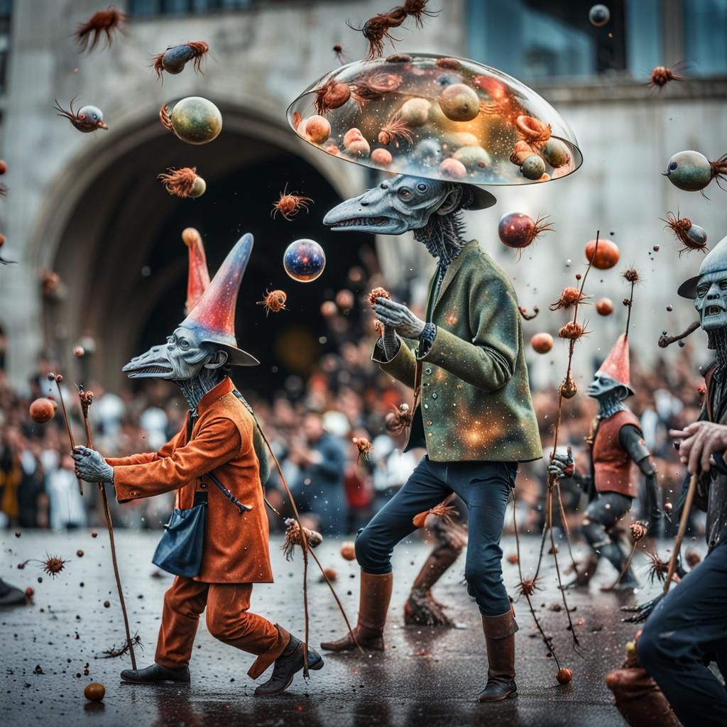 First was the Sudden Influx of Orbs Crashing to the Floor