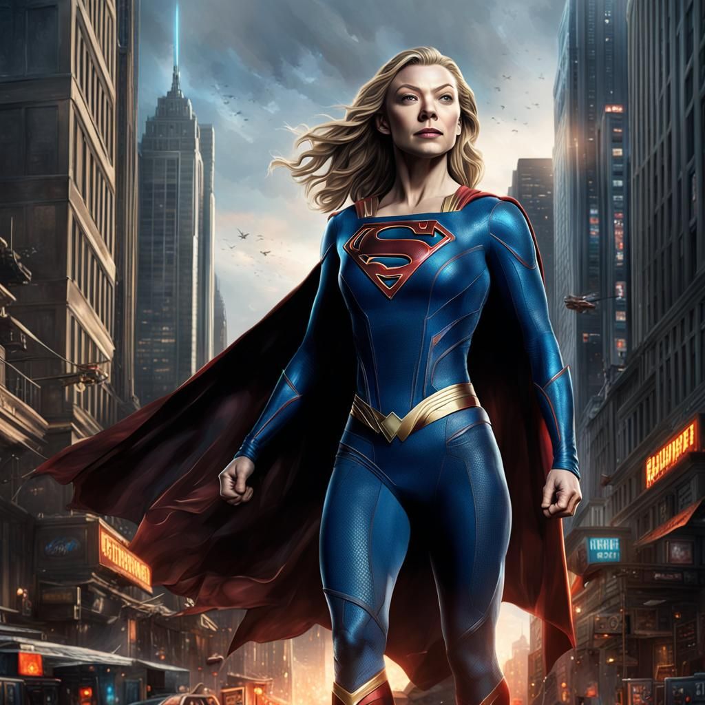 Natalie Dormer as Supergirl Epic cinematic brilliant stunning intricate ...