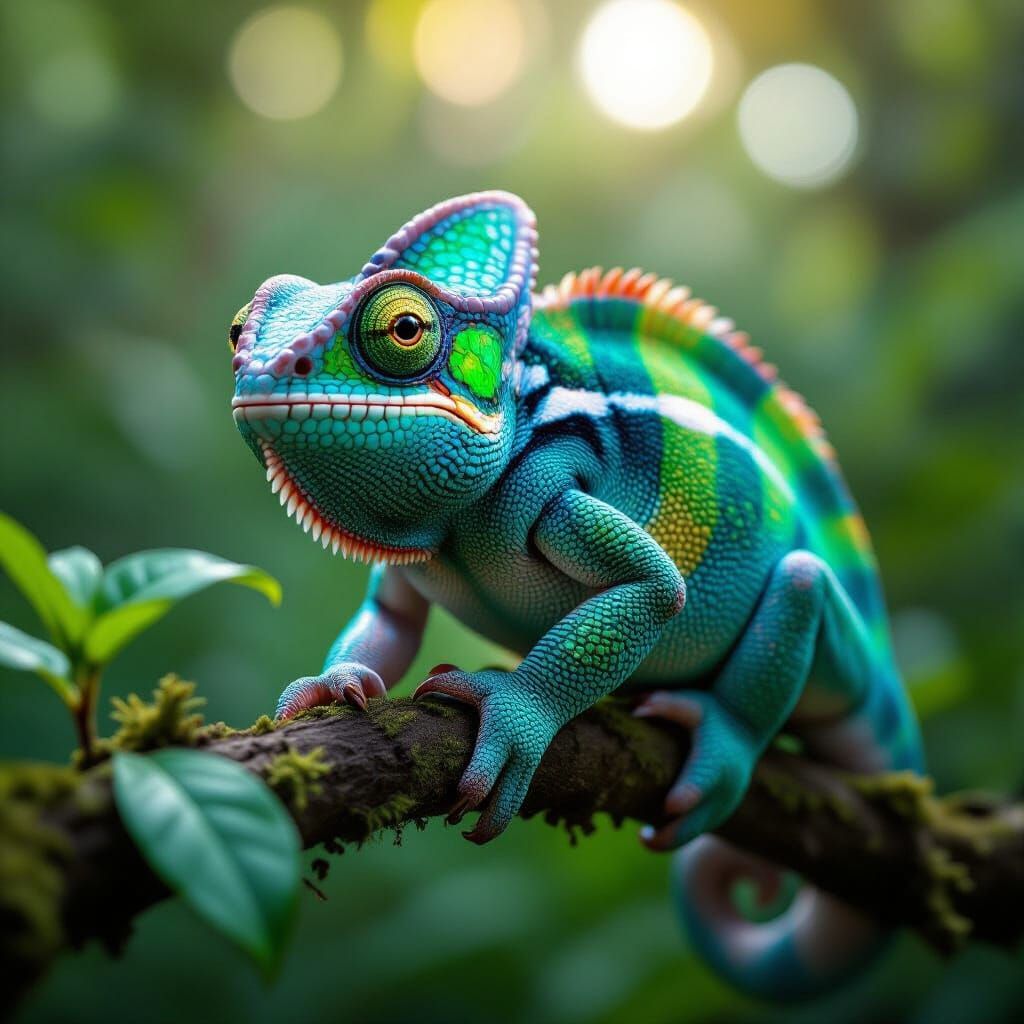  A chameleon   by @tannu97356