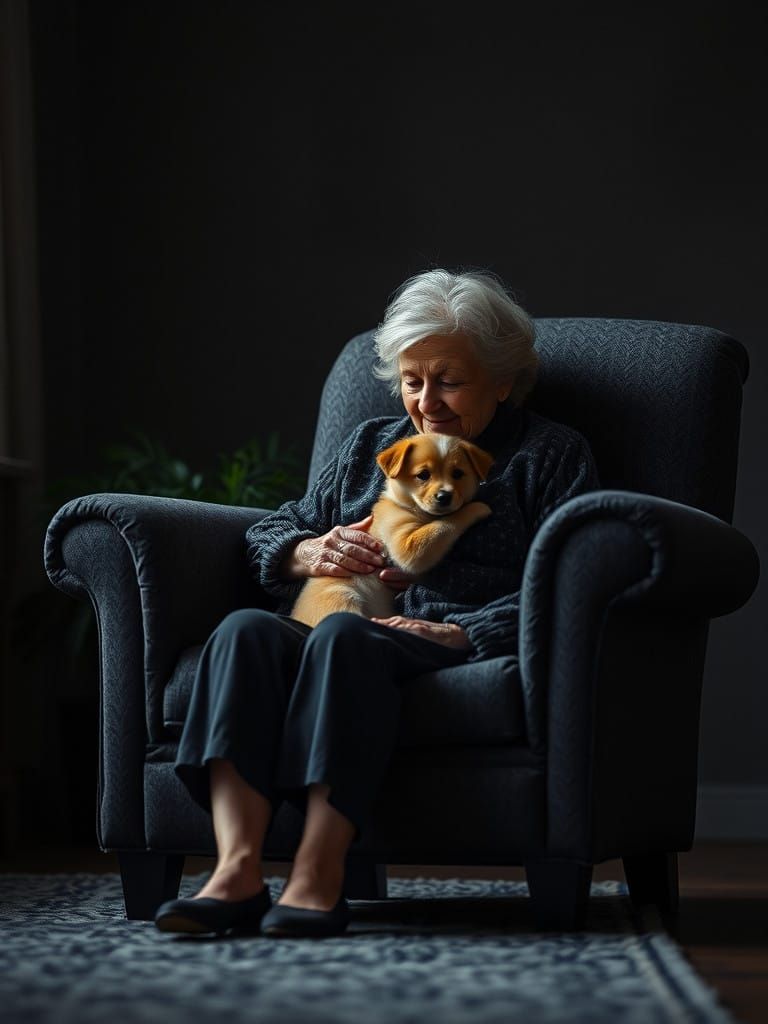 Une esquisse plus qu'un sourire, mais elle sembla s'illuminer  by @Kynes