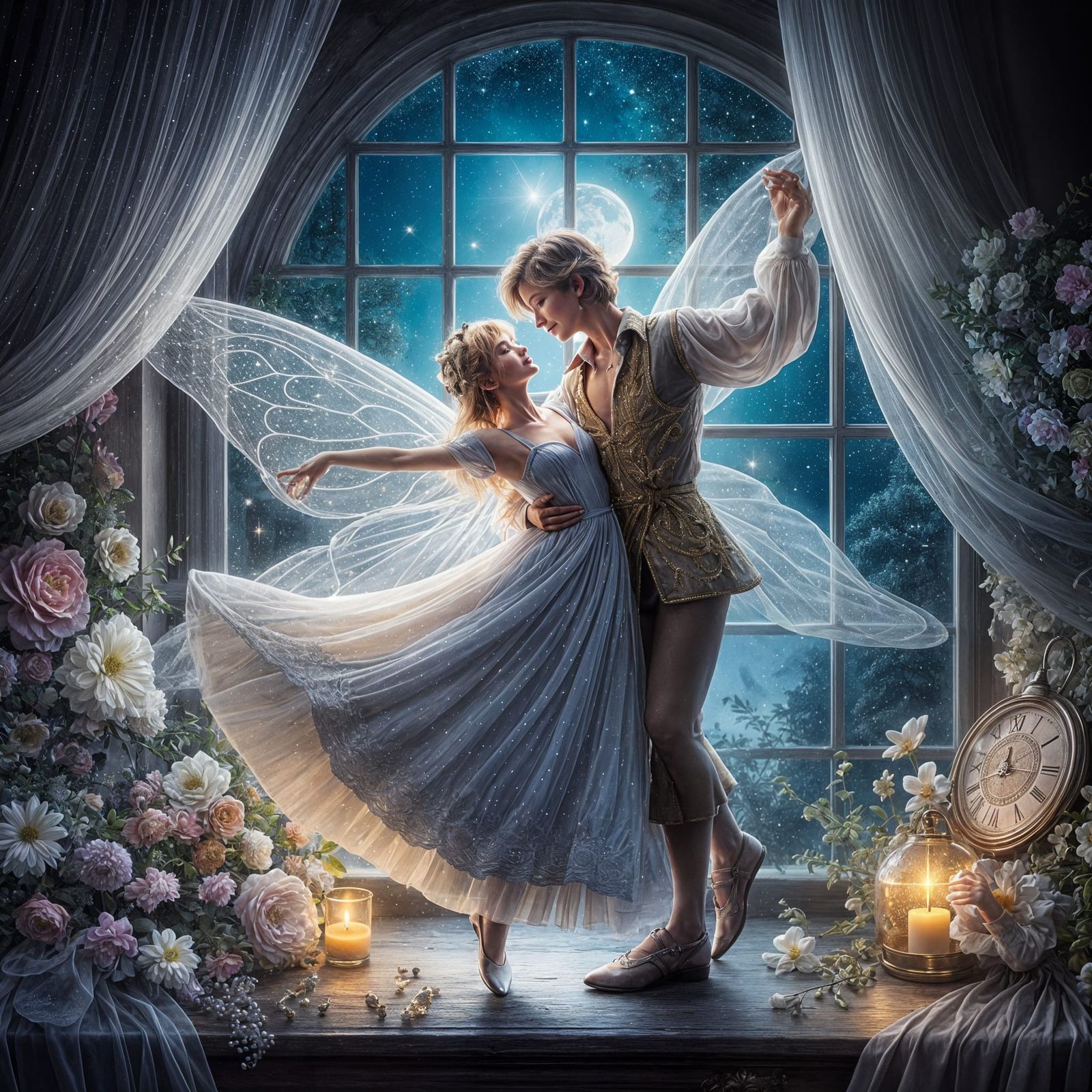 Thumbelina and Cornelius, Married.