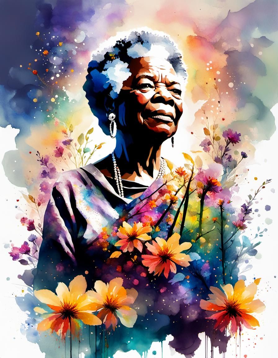 Maya Angelou  by @carnivalnights