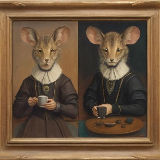 Double coffee with double mouse
Duality by Frans Snyders and...