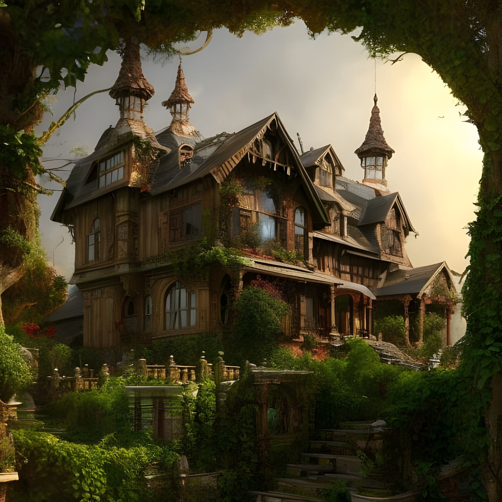 bloxburg mansion - AI Generated Artwork - NightCafe Creator