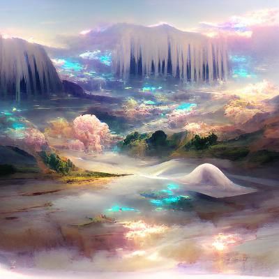 Ethereal landscape