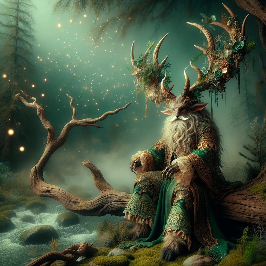 Cernunnos the Celtic Nature God - AI Generated Artwork - NightCafe Creator