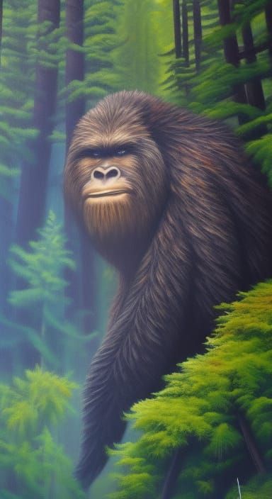 Sasquatch, Bigfoot, forest