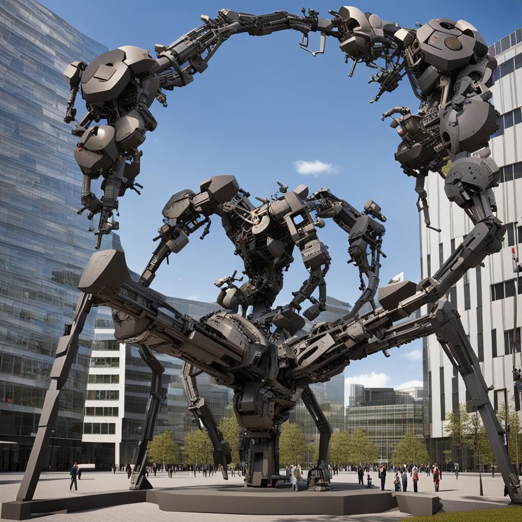 Postmodern Sculpture of Life: Hyperrealistic Concept Art