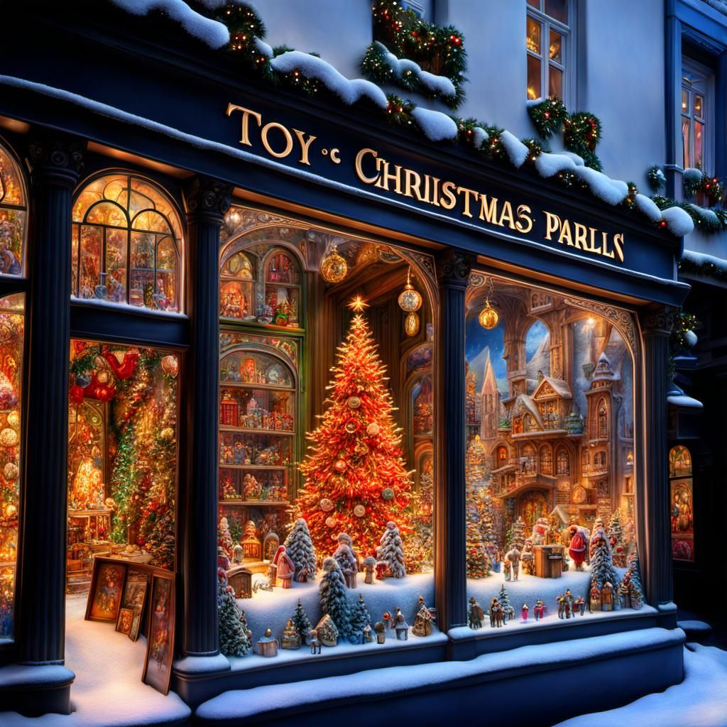 Toy Shop Window Display  by @Anna 