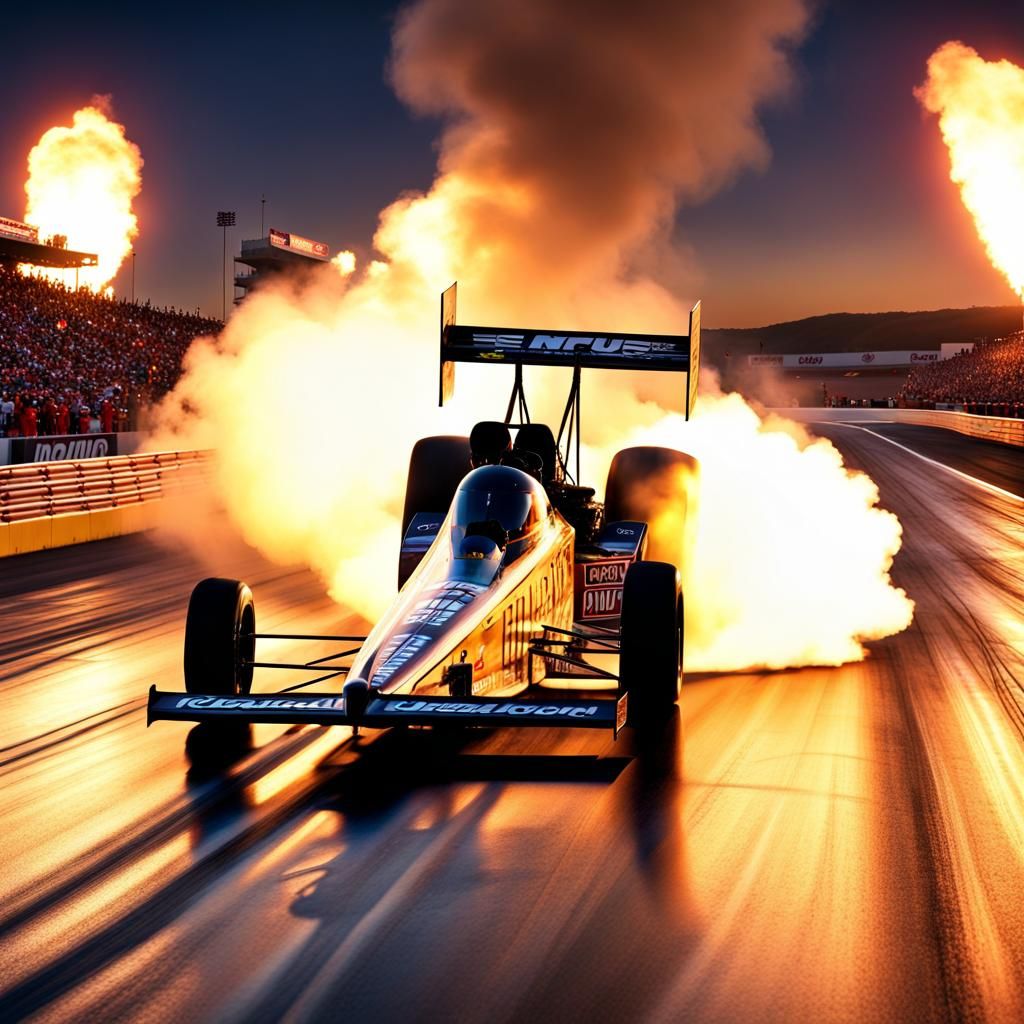 Burnout Under the Lights  by @JayBama