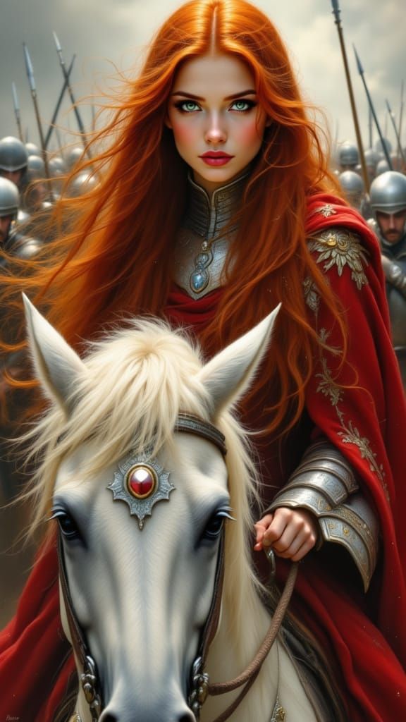 <lora:Pre Raphaelite woman:1.0>  impressionist oil painting in the tenebrism style of a close up of a long red hair female with beautiful ey...