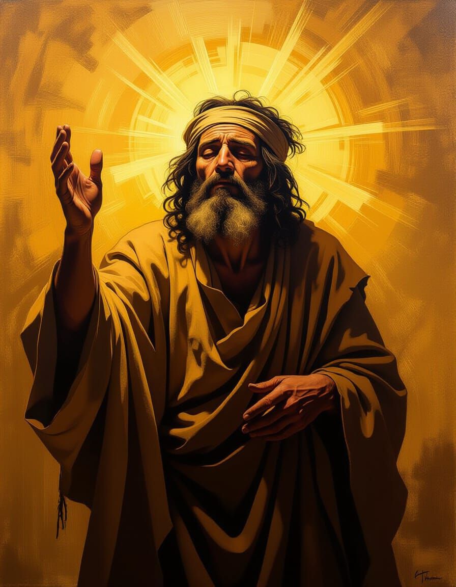 Bartimaeus the beggar  by @Robert Maxwell