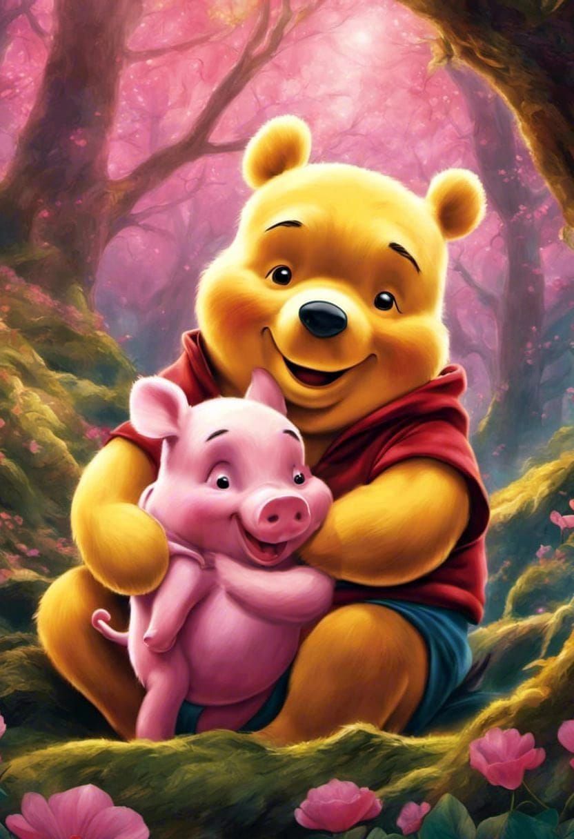 Best pals of the Hundred Acre Wood - AI Generated Artwork - NightCafe ...