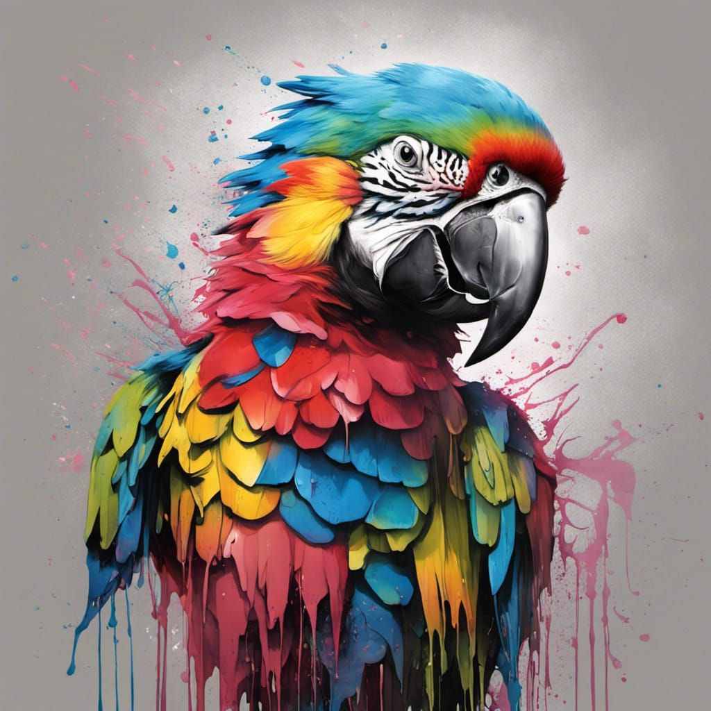 Parrot  by @AIBICI