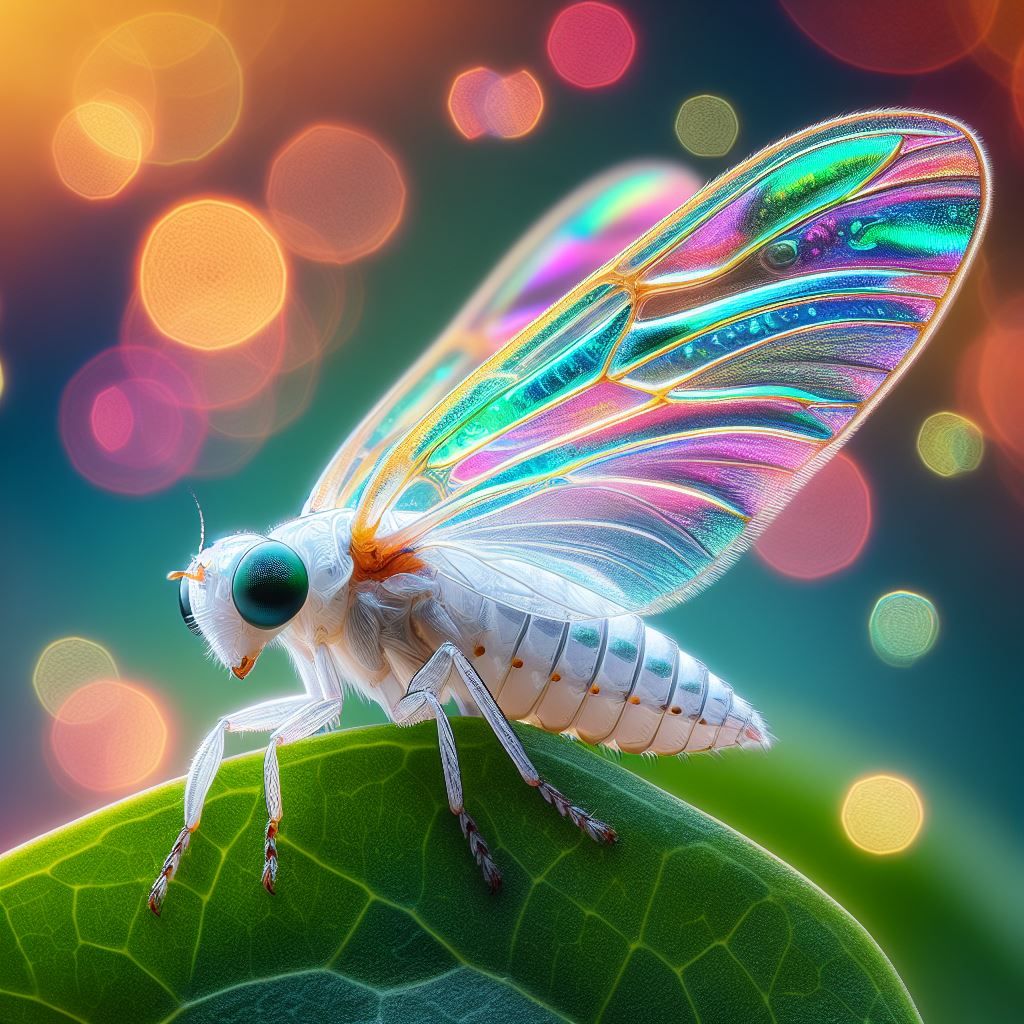 Iridescent insect